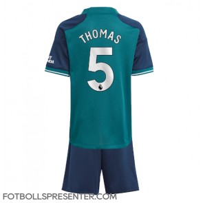 Arsenal Thomas Partey #5 Tredje tröja Barn 2023-24 Kortärmad (+ korta byxor)